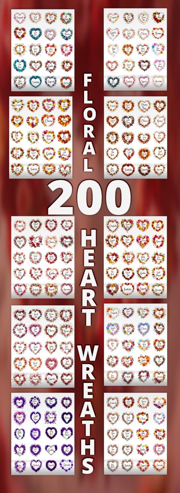 FLORAL HEART WREATH COLLECTION1